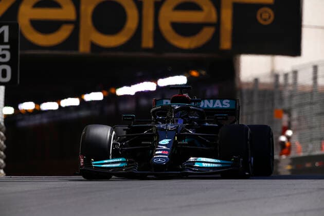44 Lewis Hamilton GBR, Mercedes AMG Petronas F1 Team , F1 Grand Prix of Monaco at Circuit de Monaco on May 20, 2021 in Monte Carlo, Monaco Photo by HOCH ZWEI Monte Carlo Monaco