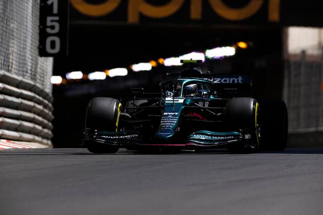 5 Sebastian Vettel GER, Aston Martin Cognizant F1 Team , F1 Grand Prix of Monaco at Circuit de Monaco on May 20, 2021 in Monte Carlo, Monaco Photo by HOCH ZWEI Monte Carlo Monaco