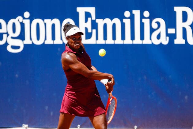 The American tennis player Sloane Stephens during the match of International WTA, Tennis Damen 250 tennis tournament in Parma, Emilia-Romagna Open during WTA 250 Emilia-Romagna Open 2021, Tennis Internationals in Parma, Italy, May 20 2021  Copyright: xLiveMedia RobertaxCorradinx xIPAx xLiveMediax 0