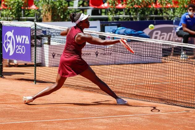 The American tennis player Sloane Stephens during the match of International WTA, Tennis Damen 250 tennis tournament in Parma, Emilia-Romagna Open during WTA 250 Emilia-Romagna Open 2021, Tennis Internationals in Parma, Italy, May 20 2021  Copyright: xLiveMedia RobertaxCorradinx xIPAx xLiveMediax 0