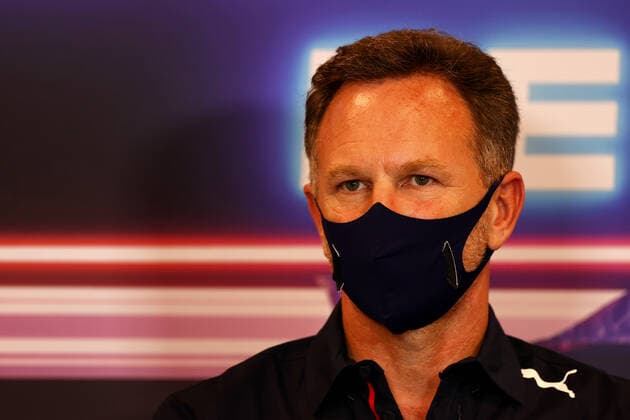 F1 Grand Prix of Monaco Christian Horner (GBR, Red Bull Racing), F1 Grand Prix of Monaco at Circuit de Monaco on May 20, 2021 in Monte-Carlo, Monaco. (Photo by xpbimages.com XPB Images FIA Pool via HOCH ZWEI) Monte-Carlo Monaco Poolfoto HOCH ZWEI Pool XPB Images ,EDITORIAL USE ONLY