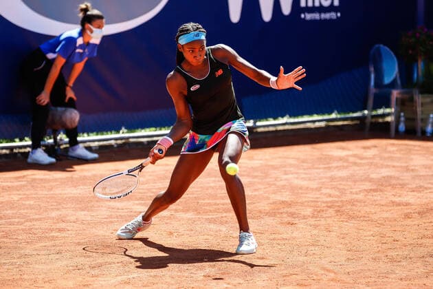 The American tennis player Cori Gauff during the match of International WTA, Tennis Damen 250 tennis tournament in Parma, Emilia-Romagna Open during WTA 250 Emilia-Romagna Open 2021, Tennis Internationals in Parma, Italy, May 20 2021  Copyright: xLiveMedia RobertaxCorradinx xIPAx xLiveMediax 0