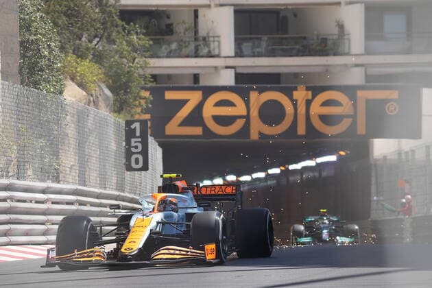 FORMULA 1 GRAND PRIX DE MONACO 2021, 20 23 05 2021 20 05 2021, Monaco Circuit, Monte Carlo, FORMULA 1 GRAND PRIX DE MONACO 2021, 20 23 05 2021 , pictured Lando Norris GBR 4 , McLaren F1 Team nordphotoxGmbHx xBratic nph00250