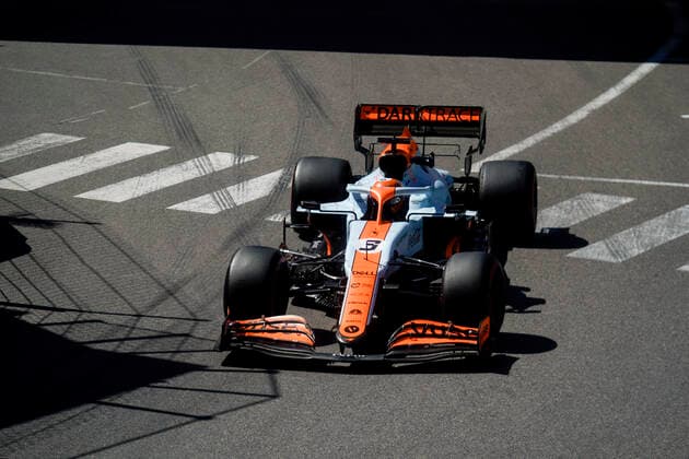 May 20, 2021, Montecarlo, Monaco: DANIEL RICCIARDO of Australia and McLaren F1 Team drives during practice of the 2021 FIA Formula 1 Monaco Grand Prix in Montecarlo, Monaco. Montecarlo Monaco - ZUMAg147 20210520_zap_g147_003 Copyright: xJamesxGasperottix