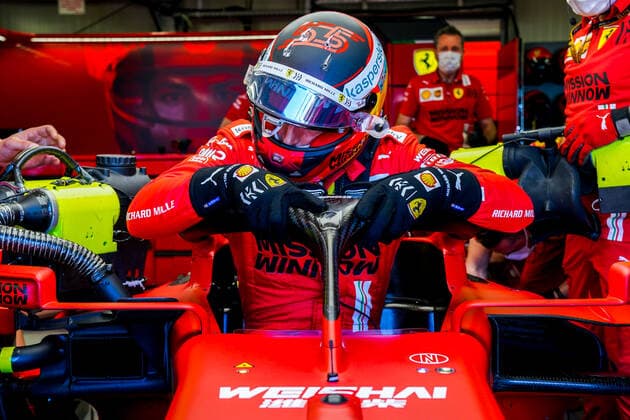 F1 Grand Prix of Monaco 55 Carlos Sainz (ESP, Scuderia Ferrari Mission Winnow), F1 Grand Prix of Monaco at Circuit de Monaco on May 20, 2021 in Monte-Carlo, Monaco. (Photo by COLOMBO IMAGES FIA Pool via HOCH ZWEI) Monte-Carlo Monaco Poolfoto HOCH ZWEI Pool COLOMBO IMAGES ,EDITORIAL USE ONLY