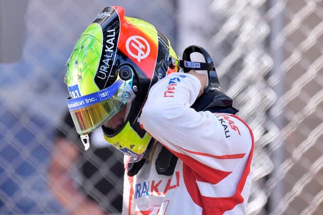 SCHUMACHER Mick Haas Ferrari Team accident in the 2 practice FIA GP Monte Carlo 2021 FIA Formula 1 season 2021 in months Carlo on 20 05 2021 in Monaco