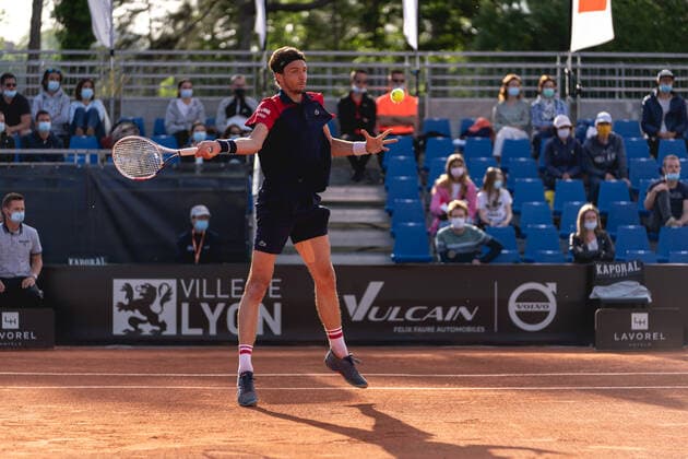 Arthur Rinderknech TENNIS : Open Parc Auvergne-Rhone-Alpes - lyon - 20 05 2021 PANORAMIC AlexandreHergott OpenParc 