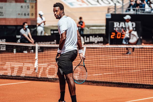 Sport Bilder des Tages Gael Monfils TENNIS : Open Parc Auvergne-Rhone-Alpes - lyon - 20 05 2021 PANORAMIC AlexandreHergott OpenParc 