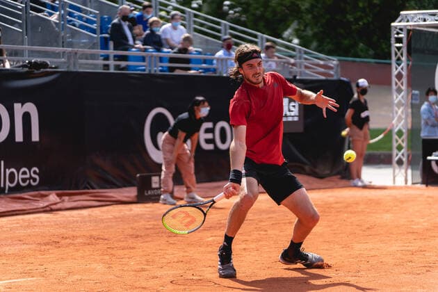 Stefanos Tsitsipas TENNIS : Open Parc Auvergne-Rhone-Alpes - lyon - 20 05 2021 PANORAMIC AlexandreHergott OpenParc 