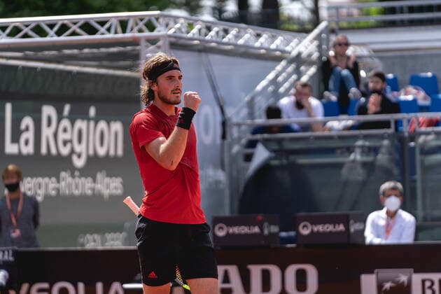 Stefanos Tsitsipas TENNIS : Open Parc Auvergne-Rhone-Alpes - lyon - 20 05 2021 PANORAMIC AlexandreHergott OpenParc 
