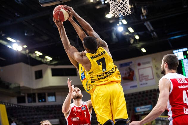 Jamel McLean MHP RIESEN Ludwigsburg 7 1 Basketball Bundesliga easyCredit BBL MHP RIESEN Ludwigsburg Brose Bamberg on 21 05 2021 in Ludwigsburg MHPArena , Baden Wuerttemberg, Germany Ludwigsburg 21 05 21 Basketball , 21 05 2021, Ludwigsburg Germany xpxsdx