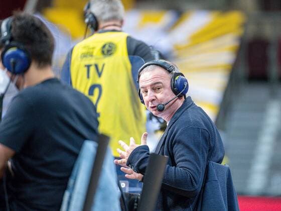 Michael Körner, Magenta Sport commentator, MHP Riesen Ludwigsburg vs Brose Bamberg, Basketball, Bundesliga, Playoffs, Game 2, easycredit BBL, 21 05 2021, MHP Riesen Ludwigsburg vs Brose Bamberg, Basketball, Bundesliga, Playoffs, Game 2, easycredit BBL, 21 05 2021 Ludwigsburg Copyright: xEibner-Pressefoto SaschaxWaltherx EP_swa
