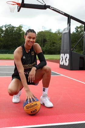 3x3 Womens Basketball National Team Media Training, 21 05 2021 Satou Sabally 3x3 Womens Basketball National Team Media Training 21 05 2021 in Düsseldorf, Germany Copyright: xBEAUTIFULxSPORTS KennyxBeelex