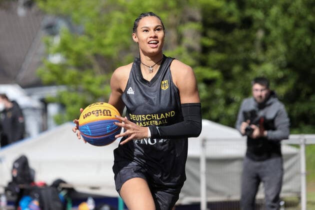 3x3 Womens Basketball National Team Media Training, 21 05 2021 Satou Sabally 3x3 Womens Basketball National Team Media Training 21 05 2021 in Düsseldorf, Germany Copyright: xBEAUTIFULxSPORTS KennyxBeelex