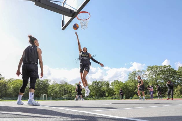 3x3 Womens Basketball National Team Media Training, 21 05 2021 Satou Sabally 3x3 Womens Basketball National Team Media Training 21 05 2021 in Düsseldorf, Germany Copyright: xBEAUTIFULxSPORTS KennyxBeelex
