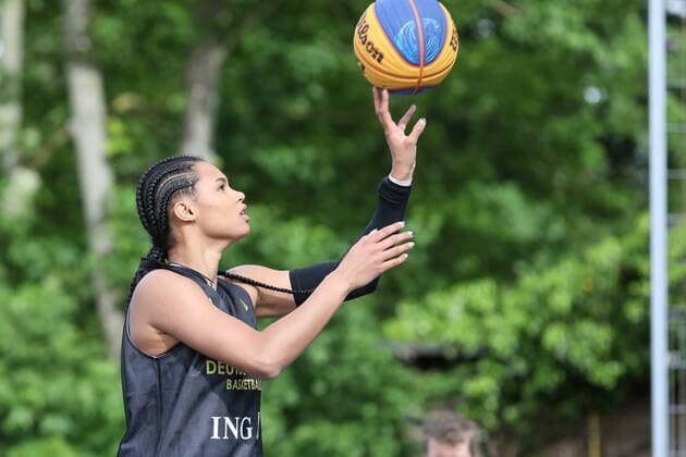 3x3 Womens Basketball National Team Media Training, 21 05 2021 Satou Sabally 3x3 Womens Basketball National Team Media Training 21 05 2021 in Düsseldorf, Germany Copyright: xBEAUTIFULxSPORTS KennyxBeelex