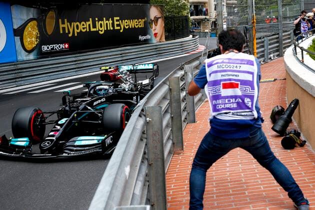 77 Valtteri Bottas FIN, Mercedes AMG Petronas F1 Team , F1 Grand Prix of Monaco at Circuit de Monaco on May 22, 2021 in Monte Carlo, Monaco Photo by HOCH ZWEI Monte Carlo Monaco
