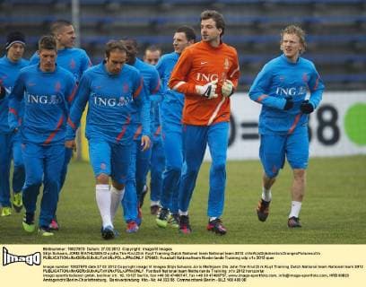 Football, training of the Dutch national team
