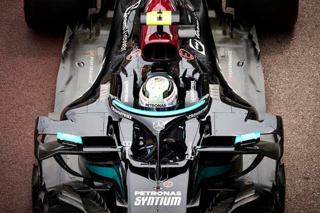 F1 Grand Prix of Monaco 77 Valtteri Bottas (FIN, Mercedes-AMG Petronas F1 Team), F1 Grand Prix of Monaco at Circuit de Monaco on May 22, 2021 in Monte-Carlo, Monaco. (Photo by Steve Etherington for Mercedes-Benz Grand Prix Ltd. Daimler AG FIA Pool via HOCH ZWEI) Monte-Carlo Monaco Poolfoto HOCH ZWEI Pool Daimler AG ,EDITORIAL USE ONLY