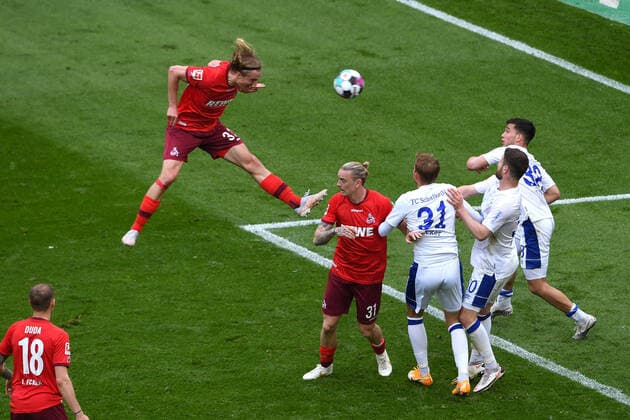 Bilder des Jahres 2021, Sport 05 Mai Sport Themen der Woche KW20 1. FC Köln - FC Schalke 04 Fußball 1. Bundesliga 34. Spieltag 1. FC Köln - FC Schalke 04 am 22.05.2021 im RheinEnergieStadion in Köln Tor zum 1:0 durch Sebastian Bornauw ( Köln ) DFL regulations prohibit any use of photographs as image sequences and or quasi-video. Foto: Revierfoto Pool Köln RheinEnergieStadion Nordrhein-Westfalen Deutschland *** 1 FC Köln FC Schalke 04 Fußball 1 Bundesliga 34 Spieltag 1 FC Köln FC Schalke 04 am 22 05 2021 im RheinEnergieStadion in Köln Tor zum 1 0 durch Sebastian Bornauw Köln DFL regulations prohibit any use of photographs as image sequences and or quasi video Foto Revierfoto Pool Köln RheinEnergieStadion Nordrhein Westfalen Deutschland Poolfoto Revierfoto Pool ,EDITORIAL USE ONLY