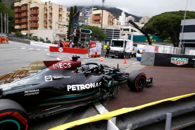 44 Lewis Hamilton GBR, Mercedes AMG Petronas F1 Team , F1 Grand Prix of Monaco at Circuit de Monaco on May 22, 2021 in Monte Carlo, Monaco Photo by HOCH ZWEI Monte Carlo Monaco