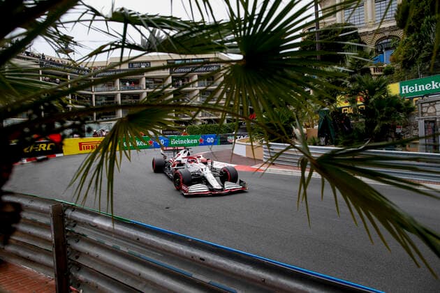 7 Kimi Raikkonen FIN, Alfa Romeo Racing ORLEN , F1 Grand Prix of Monaco at Circuit de Monaco on May 22, 2021 in Monte Carlo, Monaco Photo by HOCH ZWEI Monte Carlo Monaco