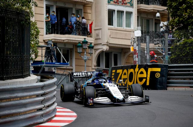 63 George Russell GBR, Williams Racing , F1 Grand Prix of Monaco at Circuit de Monaco on May 22, 2021 in Monte Carlo, Monaco Photo by HOCH ZWEI Monte Carlo Monaco