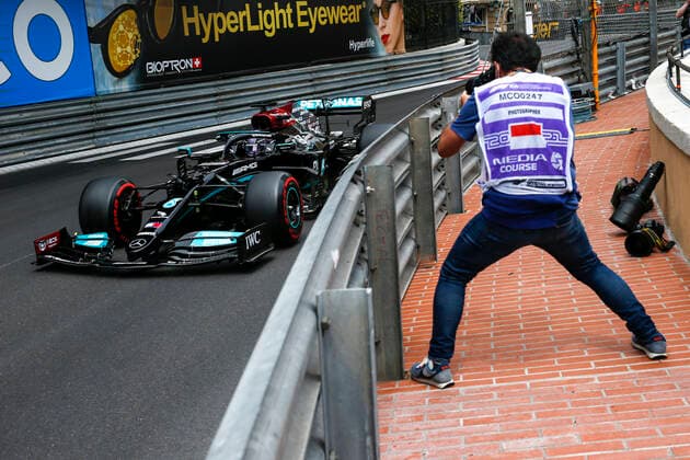 44 Lewis Hamilton GBR, Mercedes AMG Petronas F1 Team , F1 Grand Prix of Monaco at Circuit de Monaco on May 22, 2021 in Monte Carlo, Monaco Photo by HOCH ZWEI Monte Carlo Monaco