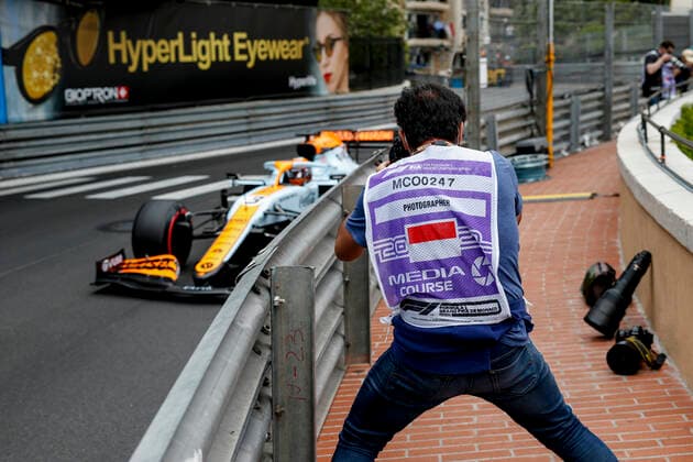 3 Daniel Ricciardo AUS, McLaren F1 Team , F1 Grand Prix of Monaco at Circuit de Monaco on May 22, 2021 in Monte Carlo, Monaco Photo by HOCH ZWEI Monte Carlo Monaco