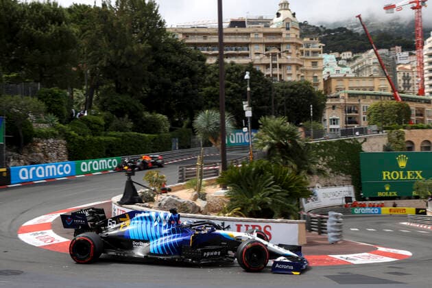 63 George Russell GBR, Williams Racing , F1 Grand Prix of Monaco at Circuit de Monaco on May 22, 2021 in Monte Carlo, Monaco Photo by HOCH ZWEI Monte Carlo Monaco