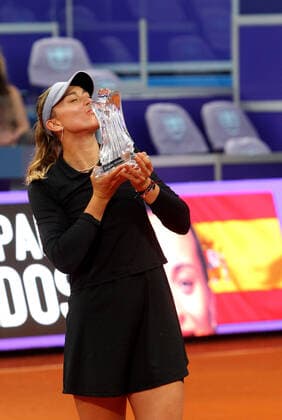 22.05.2021 Belgrade(Serbia) WTA, Tennis Damen Serbia Ladies Open Final women s tennis Paula Badosa Spain winner with trophy :