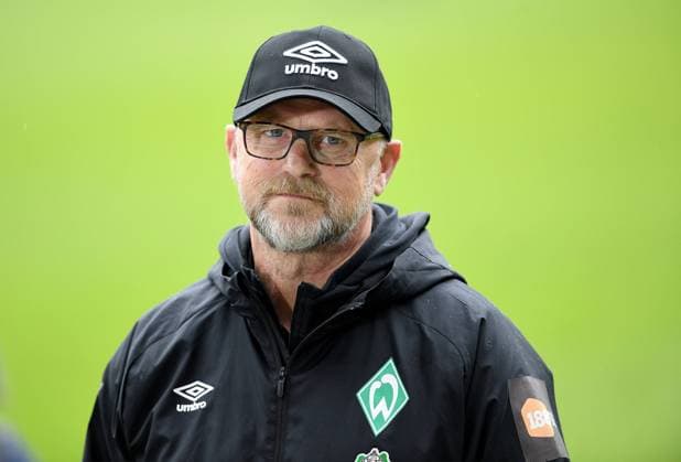 Football 1 Bundesliga Season 2020 2021 34 Matchday SV Werder Bremen Borussia Moenchengladbach 15 05 2021 Coach Thomas Schaaf Werder Bremen