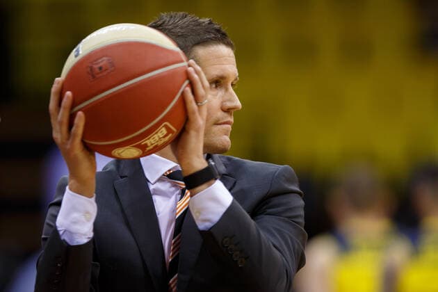 Oldenburg, Lower Saxony, DEU, 22 05 2021, Head Coach Jaka Lakovic Ratiopharm Ulm EWE Baskets Oldenburg vs Ratiopharm Ulm Basketball Bundesliga Playoffs Quarterfinals 2 Matchday, Big EWE Arena Playoffs EWE Baskets Oldenburg vs Ratiopharm Ulm www.andreas-burmann.de