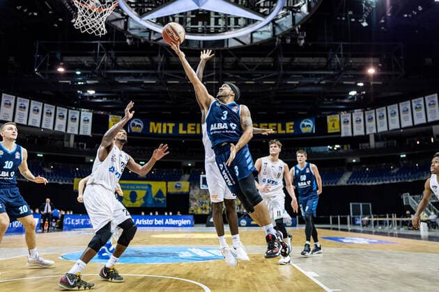 Basketball Berlin 22 05 2021 1 Bundesliga easyCredit BBL BBL Season 2020 2021 Playoffs Quarterfinals Game 2 Alba Berlin Hamburg Towers Peyton Siva Alba Berlin, No 03