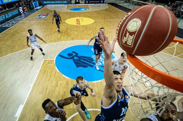 Basketball Berlin 22 05 2021 1 Bundesliga easyCredit BBL BBL Season 2020 2021 Playoffs Quarterfinals Game 2 Alba Berlin Hamburg Towers Simone Fontecchio Alba Berlin, No 20