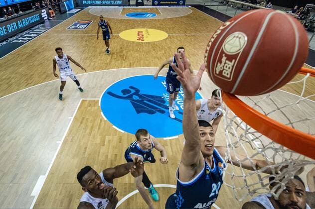 Basketball Berlin 22 05 2021 1 Bundesliga easyCredit BBL BBL Season 2020 2021 Playoffs Quarterfinals Game 2 Alba Berlin Hamburg Towers Simone Fontecchio Alba Berlin, No 20