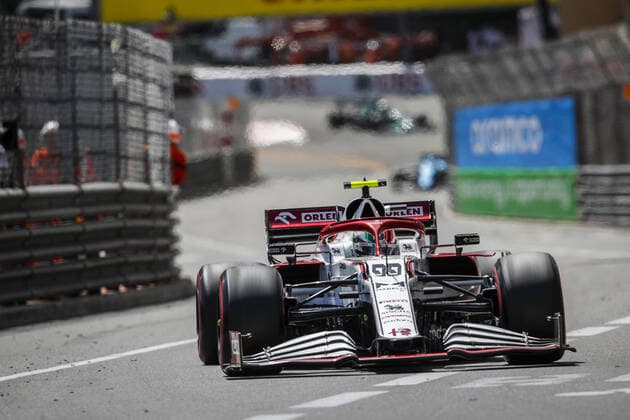 99 GIOVINAZZI Antonio (ita), Alfa Romeo Racing ORLEN C41, action during the 2021 Formula One World Championship, WM, Weltmeisterschaft Grand Prix of Monaco from on May 20 to 23 in Monaco - FORMULE 1 : Grand prix de Monaco - Course - Monaco - 23 05 2021 DPPI PANORAMIC  _V2_2692