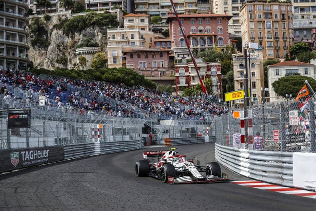 99 GIOVINAZZI Antonio (ita), Alfa Romeo Racing ORLEN C41, action during the 2021 Formula One World Championship, WM, Weltmeisterschaft Grand Prix of Monaco from on May 20 to 23 in Monaco - FORMULE 1 : Grand prix de Monaco - Course - Monaco - 23 05 2021 DPPI PANORAMIC  _V2_3564