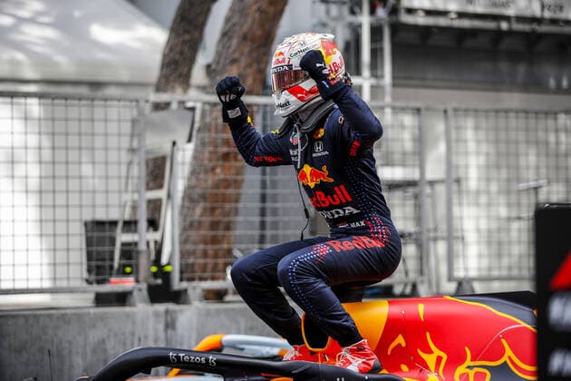 33 VERSTAPPEN Max (nld), Red Bull Racing Honda RB16B, portrait, winner during the 2021 Formula One World Championship, WM, Weltmeisterschaft Grand Prix of Monaco from on May 20 to 23 in Monaco - FORMULE 1 : Grand prix de Monaco - Course - Monaco - 23 05 2021 DPPI PANORAMIC  _GDN4126