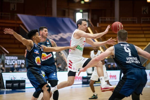 Basketball, BBL, Playoffs, Hakro Merlins Crailsheim - FC Bayern Munich