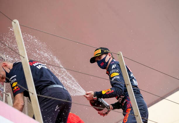 Adrian Newey GBR, Red Bull Racing , 33 Max Verstappen NED, Red Bull Racing , F1 Grand Prix of Monaco at Circuit de Monaco on May 23, 2021 in Monte Carlo, Monaco Photo by HOCH ZWEI Monte Carlo Monaco