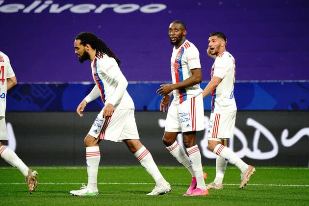 But - Karl Toko Ekambi (Lyon) FOOTBALL : Lyon vs OGC Nice - Ligue 1 Uber Eats - Lyon - 23 05 2021 NorbertScanella PanoramiC 