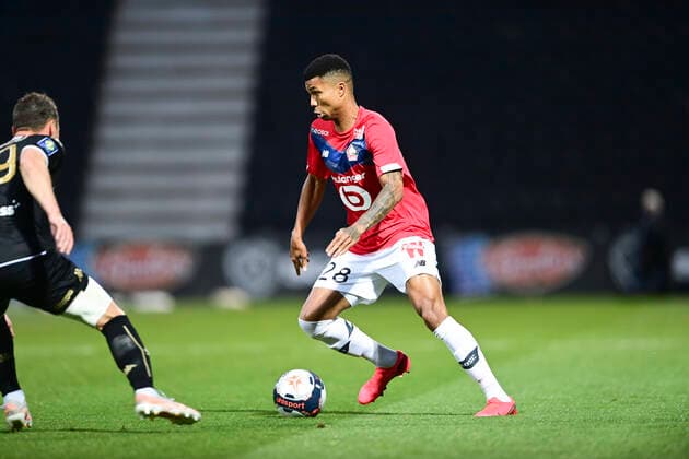 Reinildo (Losc) FOOTBALL : Sco Angers vs LOSC - 38e journee Ligue 1 Uber Eats - 23 05 2021 JBAutissier Panoramic 