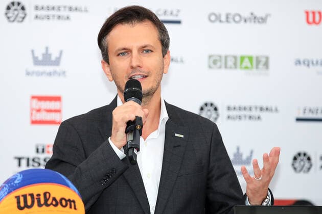 Basketball, Fiba 3x3, press event Olympic Qualifying Tournament in Graz