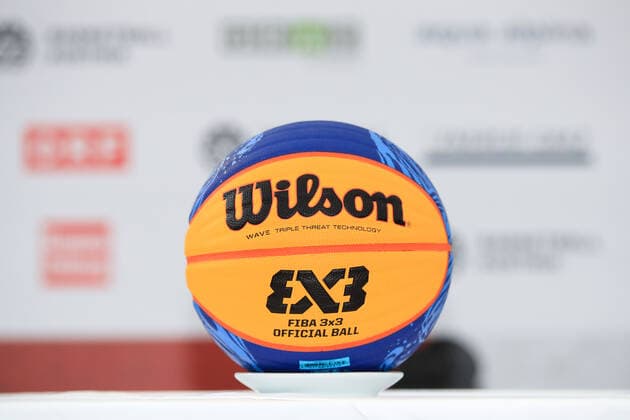 BASKETBALL - FIBA 3x3 Olympic Qualifying GRAZ,AUSTRIA,25.MAY.21 - BASKETBALL - FIBA 3x3 Olympic Qualifying, preview, press conference, PK, Pressekonferenz Image shows a feature with a ball.  GEPAxpictures xMarioxBuehner