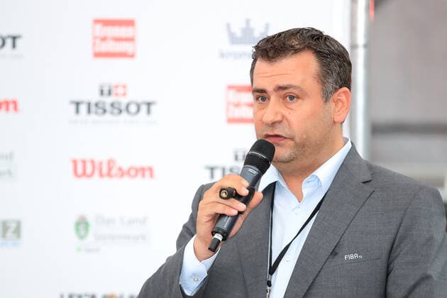 BASKETBALL - FIBA 3x3 Olympic Qualifying GRAZ,AUSTRIA,25.MAY.21 - BASKETBALL - FIBA 3x3 Olympic Qualifying, preview, press conference, PK, Pressekonferenz Image shows general secretary Stefan Laimer (Basketball Austria).  GEPAxpictures xMarioxBuehner