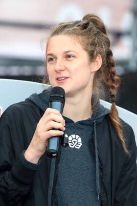 BASKETBALL - FIBA 3x3 Olympic Qualifying GRAZ,AUSTRIA,25.MAY.21 - BASKETBALL - FIBA 3x3 Olympic Qualifying, preview, press conference, PK, Pressekonferenz Image shows Camilla Neumann (AUT).  GEPAxpictures xMarioxBuehner