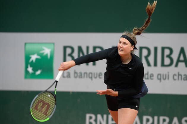 25 May 2021Paris France, Tennis French Open Roland Garros 2021 Qualification v l , Antonia Lottner Germany Copyright: Foto:xHMBxMedia