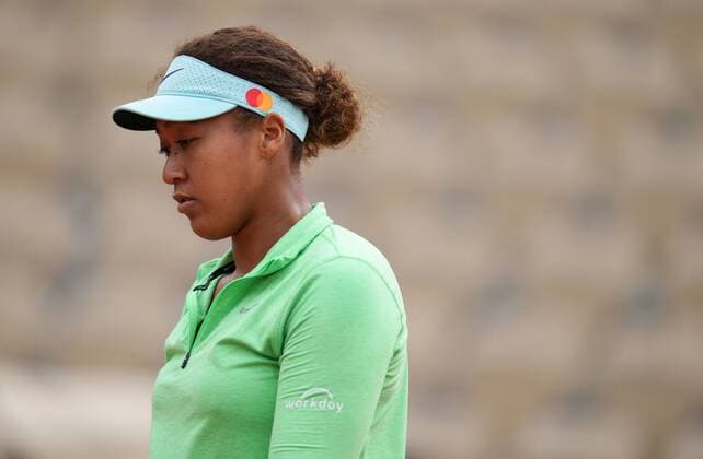 Mandatory Credit: Photo by Javier Grcia BPI Shutterstock (11970508bh) Naomi Osaka of Japan practices French Open Tennis, Tuesday Previews, Roland Garros, Paris, France - 25 May 2021 French Open Tennis, Tuesday Previews, Roland Garros, Paris, France - 25 May 2021  Copyright: xJavierxGrcia BPI Shutterstockx 11970508bh