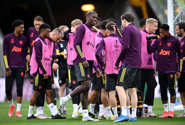 Football, EL, Manchester United Training